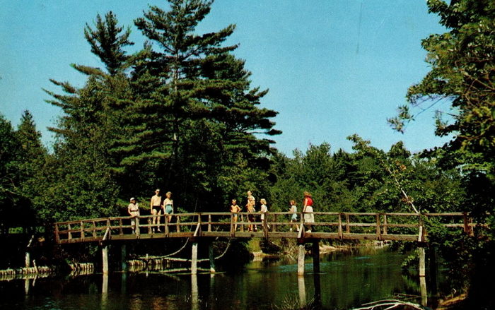 Saranac - Old Post Card Photo (newer photo)